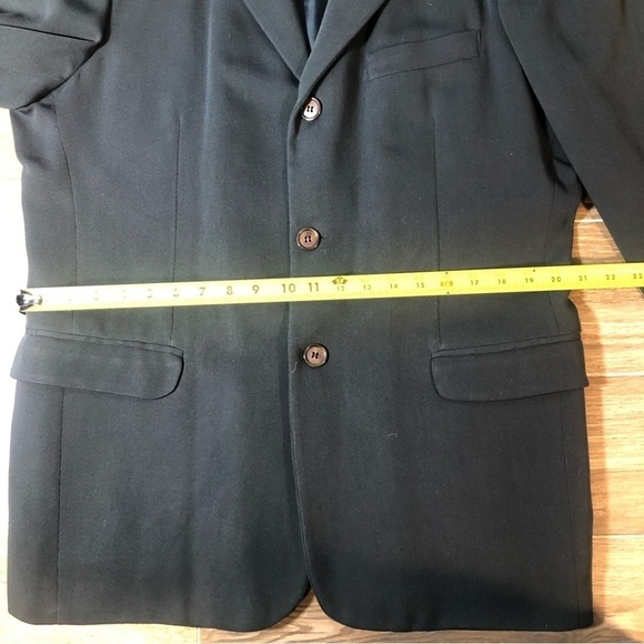 DOLCE & GABBANA Men's Greened Grey Draped Jersey Wool Blend Blazer Jacket - Picture 9 of 14